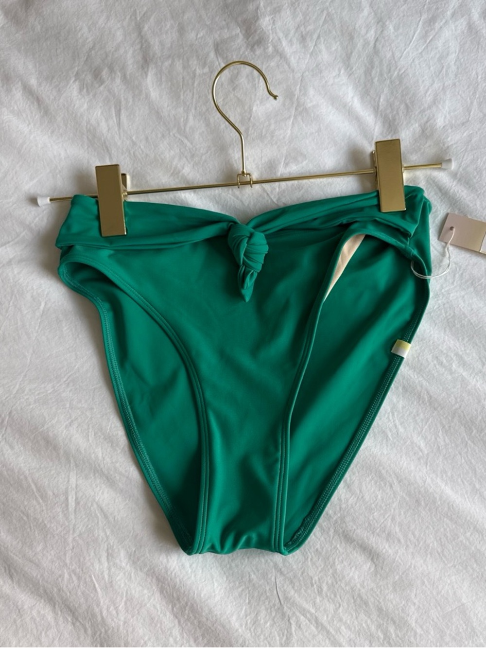 Summersalt The Tie Belt High Leg
Mid Rise Bottom in Seaglass - size 4